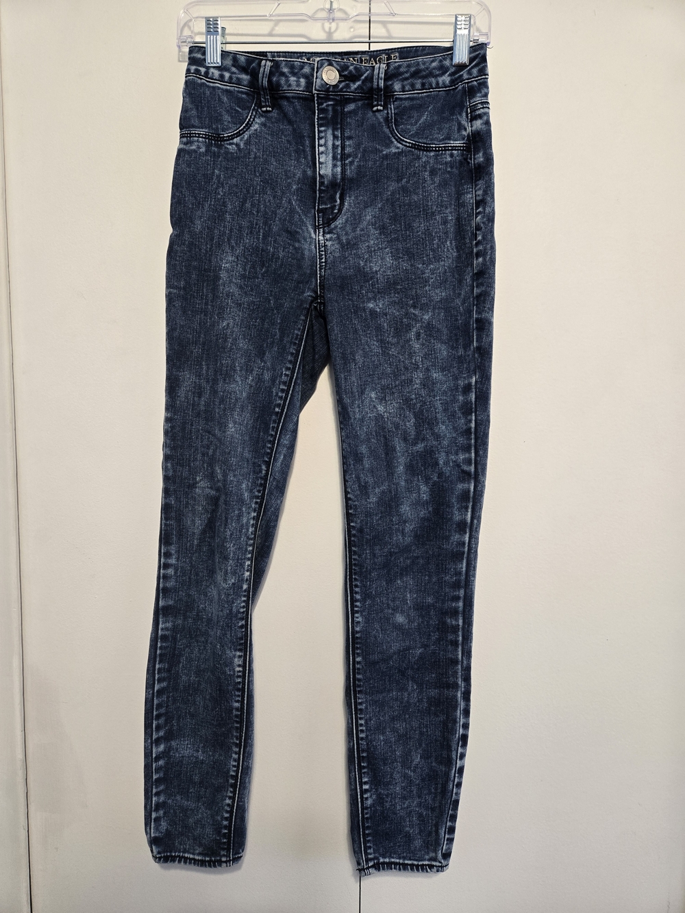 American Eagle Sky High Jegging Jeans Womens Size 4 Medium Wash Stretch